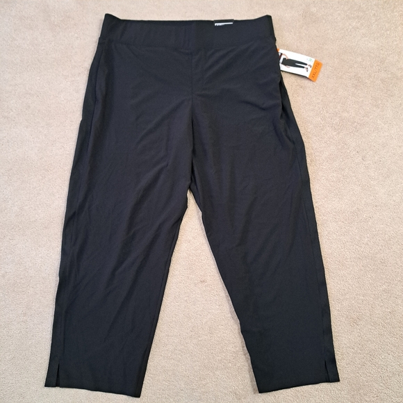 Kirkland Signature Ladies Ankle Pants Black XXL Lightweight Pull On Pant NWT - Picture 4 of 14